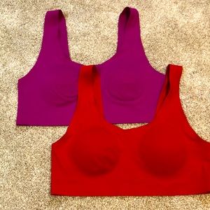 VS Set of 2 Unlined Lounge Scoop Bras
